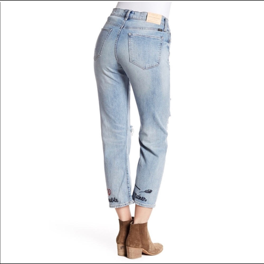 Lucky Brand Bridgette Trouble Maker Jean High Rise - Picture 3 of 8